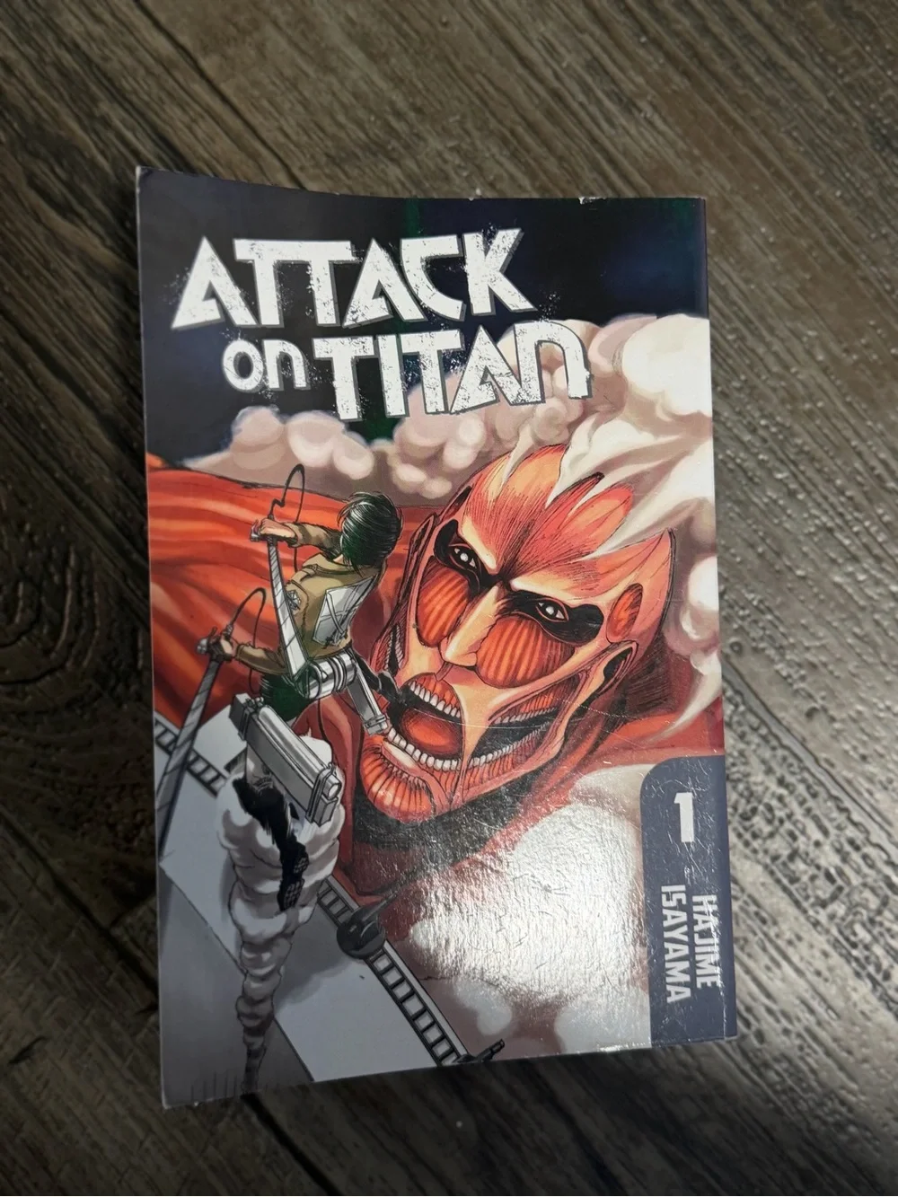Attack on Titan Manga Volume 1 - Shonen Jump (Red)